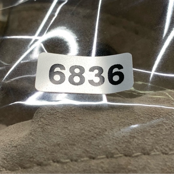 Canda Tan Suede B-3 Aviator Jacket Shearling Lining Size Large - Picture 13 of 14